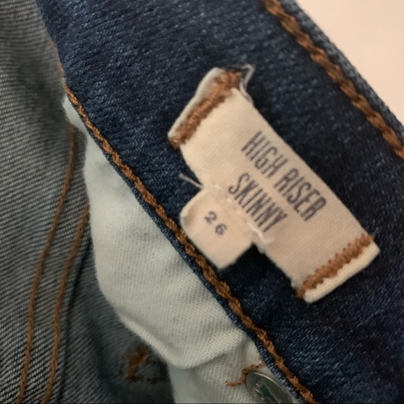 Madewell High Riser Skinny Jeans in Atlantic - Picture 7 of 9
